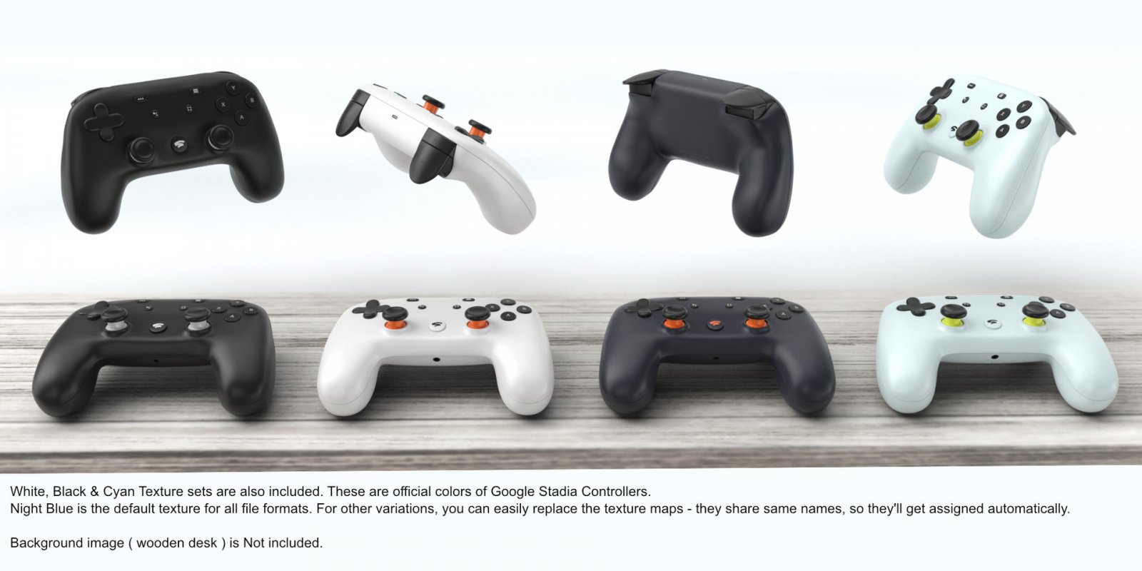 3D google stadia controller https://p.turbosquid.com/ts-thumb/MT/yG0I3F/yY1l1SE1/stadiapack01/jpg/1561132585/1920x1080/fit_q87/04f48b0b96ca984e7b874f301f5644e843d92016/stadiapack01.jpg